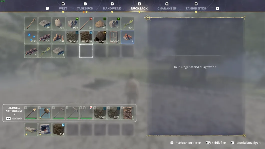 Enshrouded inventory and resource hack